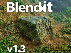 Blender插件-三维模型环境融合附加组件 Blendit v1.3 Add-on