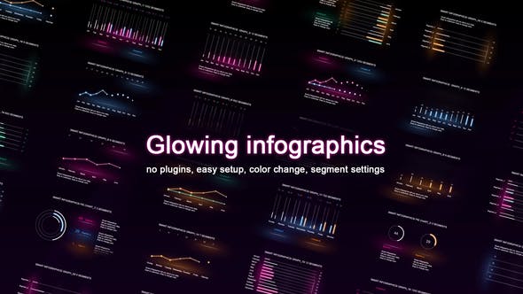 Glowing-infographics