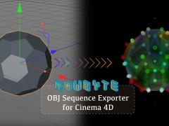 C4D插件:三维obj序列动画导出插件Plexus OBJ Sequence Exporter for Cinema 4D