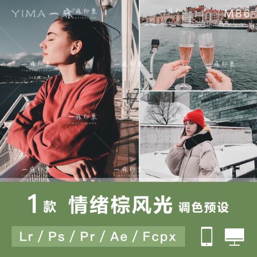 LR预设PS情绪风光ins复古旅拍FCPX达芬奇APP手机版滤镜PR调色LUT